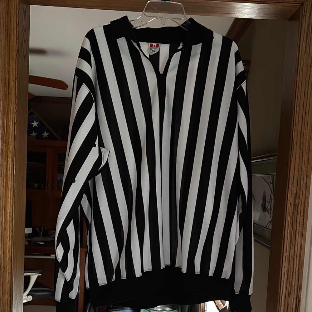 Black and White Striped Shirt